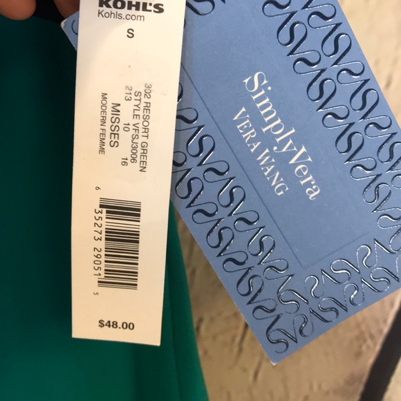 Simply Vera women’s multi color top sleeveless - Picture 3 of 5